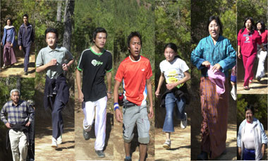Cross-country walk