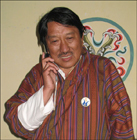 The winner is congratulated over the telephone