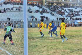 Friendly U17 football match