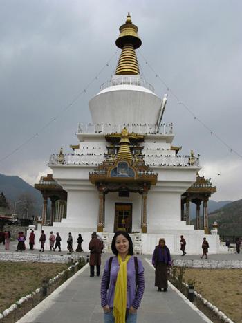 Julie in Thimphu Bhutan