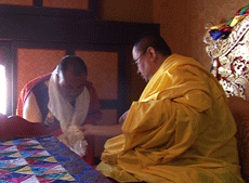 Lam of Dogar Tashidingkha Goenpa
